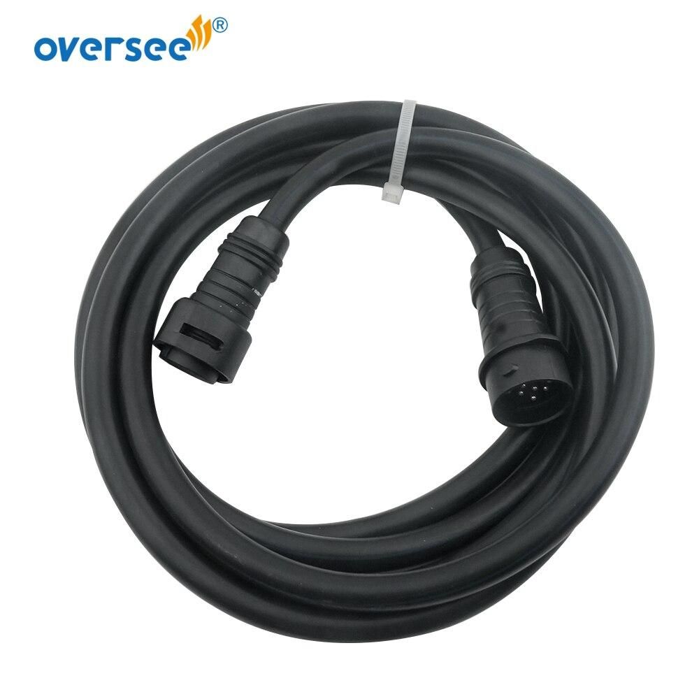 Oversee Marine 688-8258A 688-8258A-30 10Pin 9.8FT Wire Harness Extension Replacement For Yamaha Controller Box 150HP 200HP 250HP 2 Stroke Outboard Engine | oversee marine