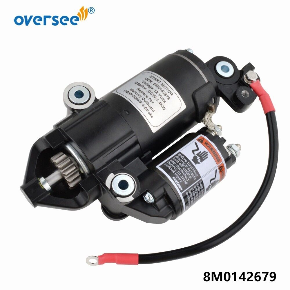 Oversee marine 8M0142679 Starter Motor For Mercury V6 V8 175-200-250-300HP Outboard engine