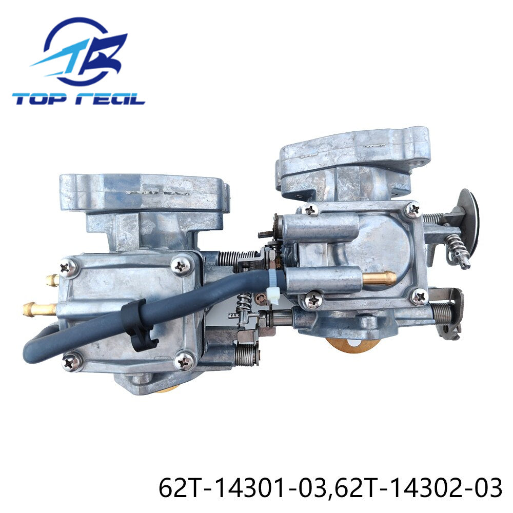 Topreal 62T-14301 + 62T-14302 Carburetor Assembly for Yamaha Waverunner XL700 Outboard Engine