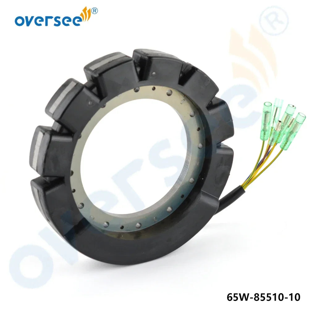 65W-85510-10 Stator Assy for Yamaha 25HP 30HP 40HP 4 Stroke Outboard Engine 65W-85510-00