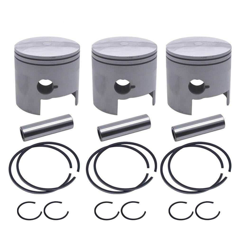 688-11631 Piston Kit With Piston Ring 688-11603 STD For Yamaha Outboard Parts 2T 75HP 85HP 90HP Parsun T85; 688-11631-03 | oversee marine