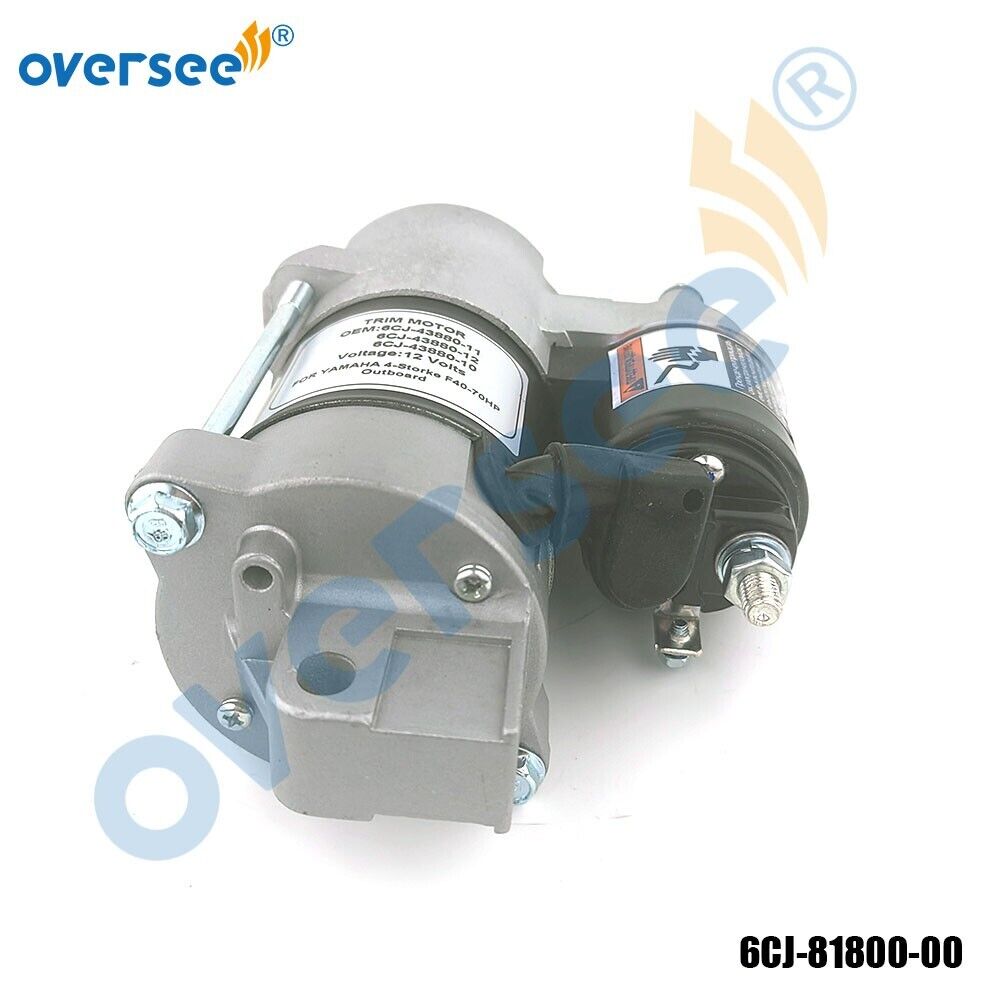 6CJ-81800 Starter Motor For YAMAHA F115TJR TLR S114-838A Outboard Engine 6CJ-81800-10