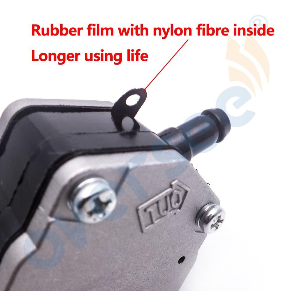 6E5-24410 Fuel Pump For Yamaha Outboard Motor 2T 115HP to 300HP LZ V4 V6 6E5-24410-10 8mm Fuel Connector 6E5-24410-00 | oversee marine