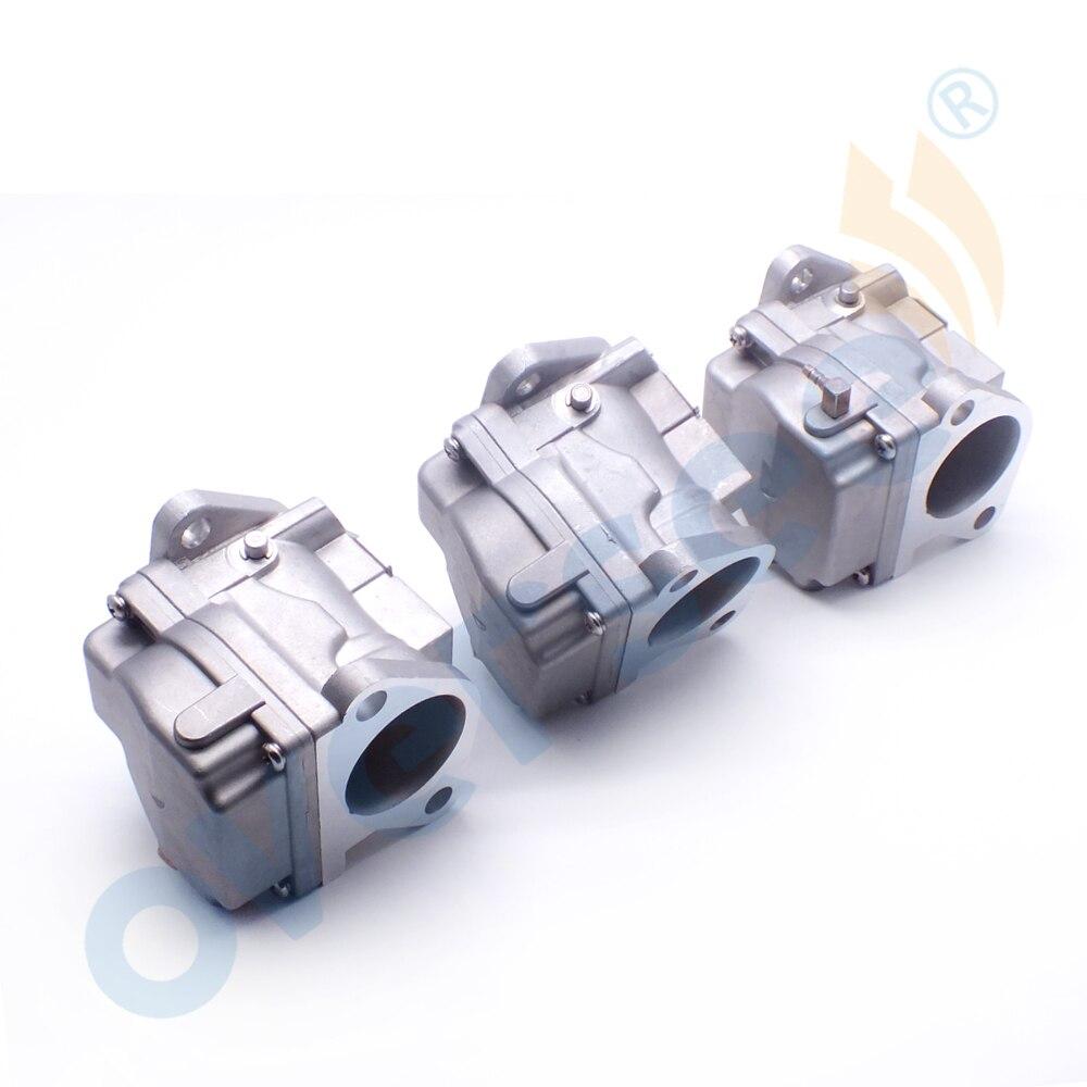 Oversee Marine 821854T4 821854T5 821854T6 Carburetor 3 In Pack Replacement For Mercury 40HP 45HP 55HP 60HP 2 Stroke Outboard Engine | oversee marine