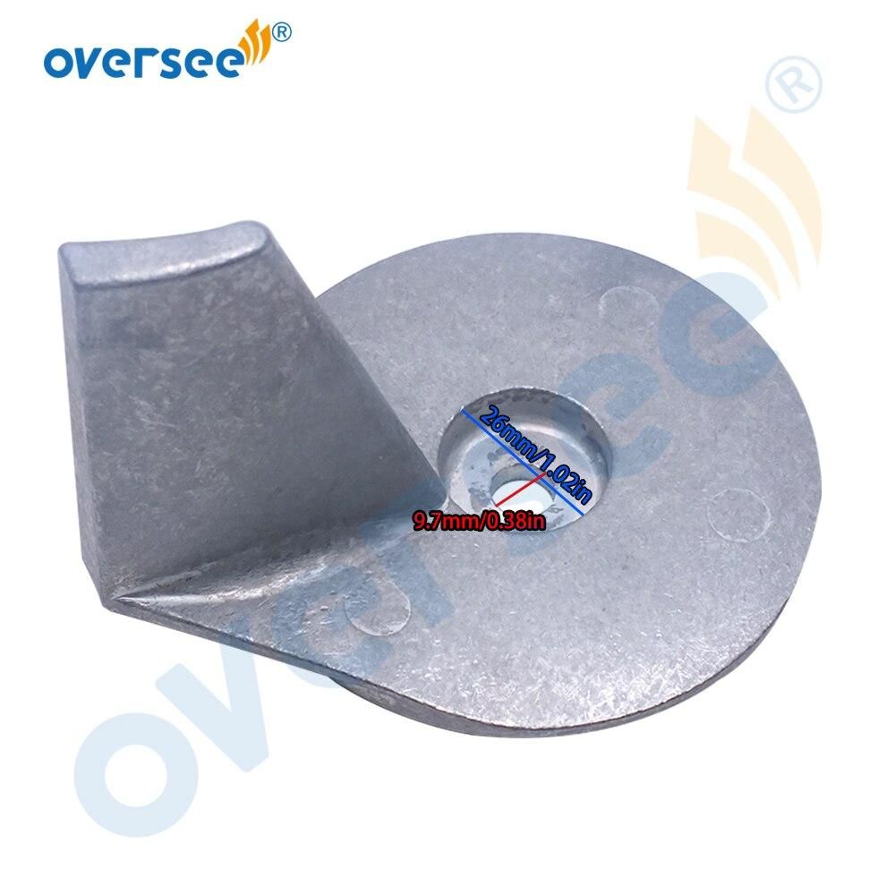 822157 Zinc Trim Tab Anode For Mercury Outboard Motor 822157T2, 822157C2 For Martyr CM822157C2Z | oversee marine