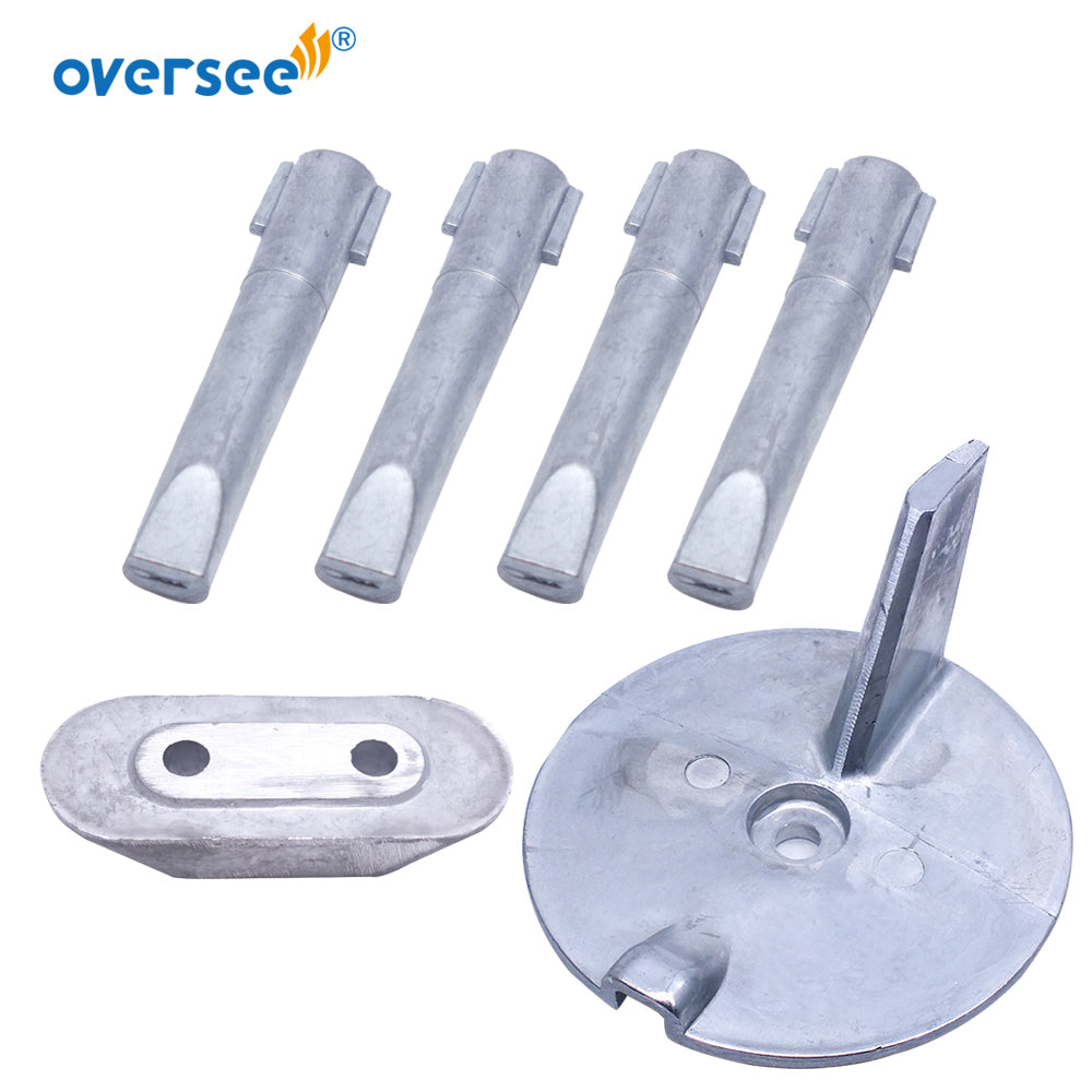 67C-45371 Anode Kit For Yamaha Outboard Motor 4T F40HP 65W-45251-00 and 67C-45371-00 with 62Y-11325-00