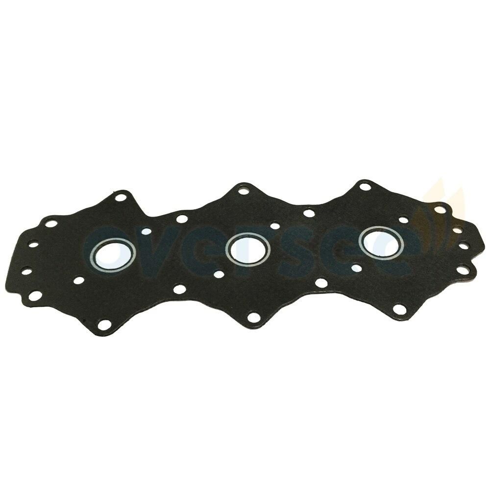 OVERSEE 6H3-11193 Gasket Head Cover For 60HP Yamaha Outboard Engine Motor 60HP 70HP 2 Stroke 6H3-11193 6K5-11193 Oversee Marine Store