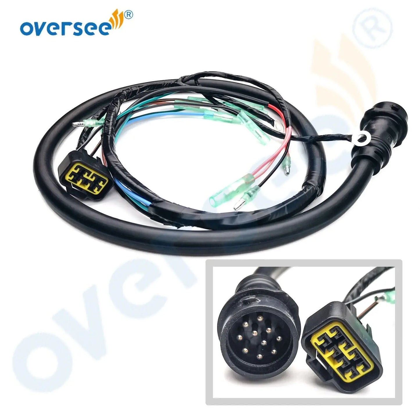 Topreal 688-82590-17-00 Wire Harness Assy (10P) For Yamaha 2T 50 75 85HP Outboard Motor