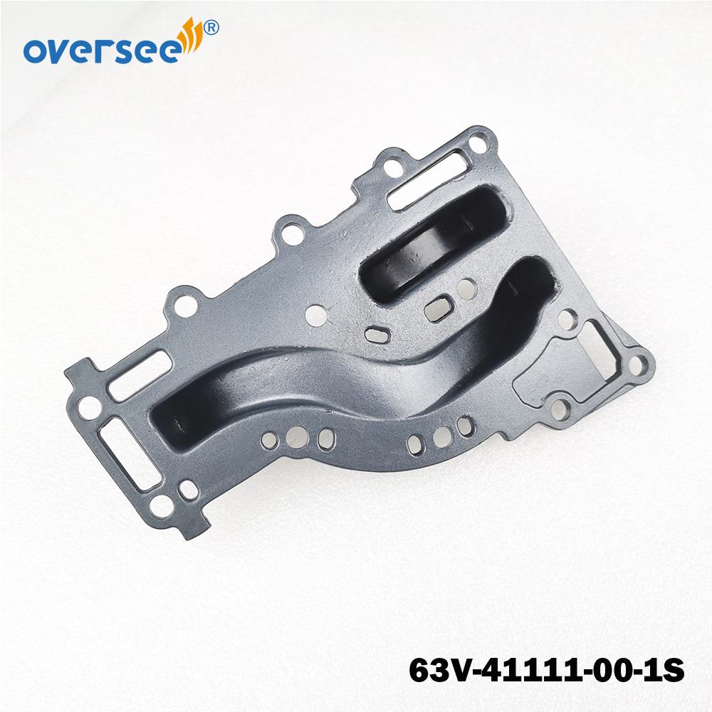 Oversee Marine 63V-41111-00-1S; 63V-41111-00-9M Exhaust Inner Cover Replacement For Yamaha 9.9HP 15HP Outboard Engine Top Real