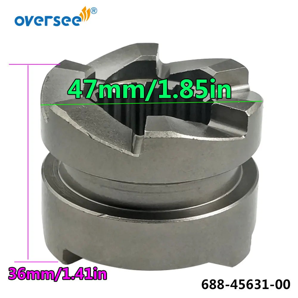 Oversee Marine 688-45631-00-00; 688-45631-01-00 Dog Clutch Replacement For Yamaha 50HP 60HP 70HP 75HP 80HP 85HP 90 HP Outboard Engine Top Real