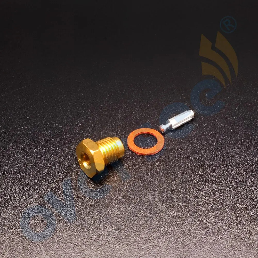 Oversee Marine 6E8-14390-12-00 Needle Valve Replacement For Yamaha 2 Stroke Outboard Engine Top Real