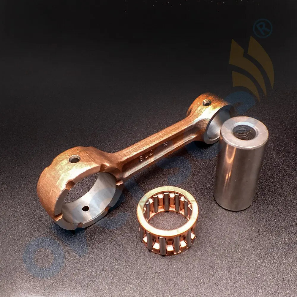 Oversee Marine 6L2-11651-00 Connecting Rod Kit Replacement For Yamaha 20HP 25HP 2 Stroke Outboard Engine Top Real