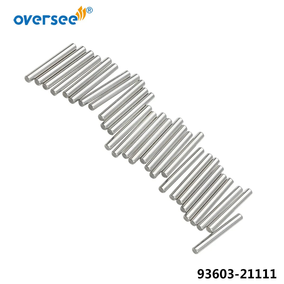 Oversee Marine 93603-21111-00 Bearing Needle 28pcs/Pack Replacement For Yamaha 85-90-115-130-150-175-200-225HP 2 Stroke Outboard Engine Top Real