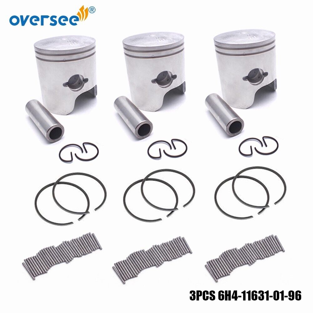 Topreal Crankshaft &Power Head Rebuild Kit STD 6H4/63D For Yamaha 2T 40 50HP 3 Cyl 40TRC