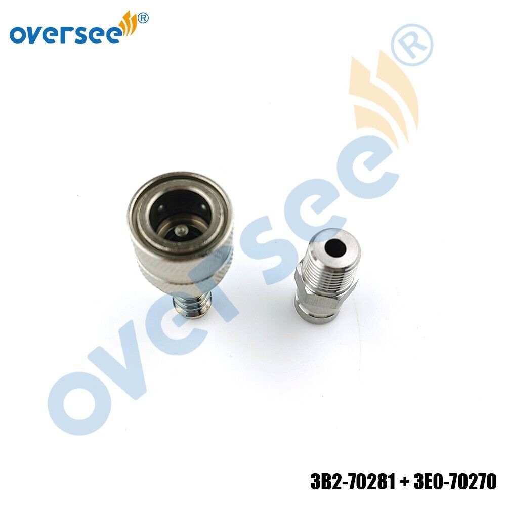 3B2-70281 Fuel Connector +Tank Plug 3E0-70270 For Tohatsu Nissan Suzuki Outboard