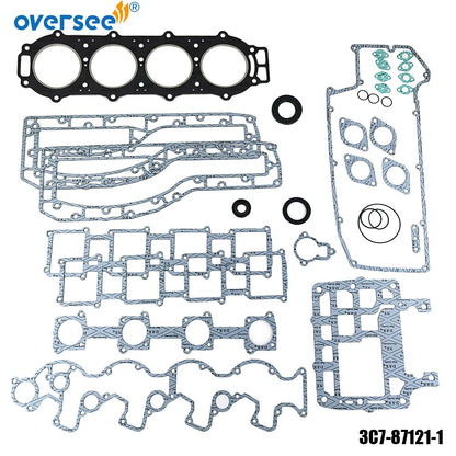 3C7-87121-0 Power Head Gasket Set for Tohatsu Nissan 4 cyl 115HP 120HP 140HP Outboard 3C7871210